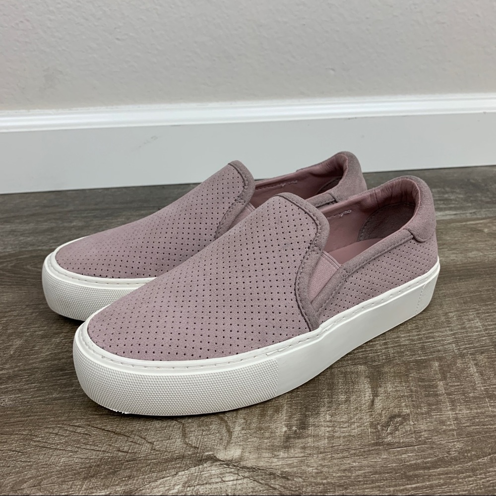 UGG Suede Platform Slip On Sneakers